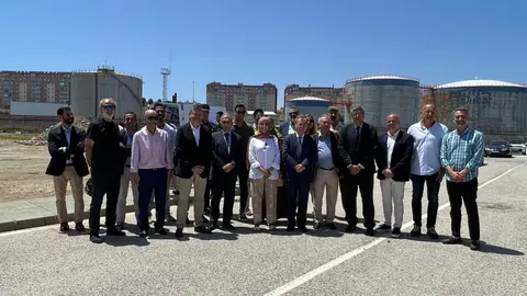 Primera piedra de la nueva nave del Banco de Alimentos / Daniel Hern&aacute;ndez