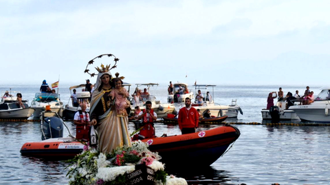 Procesi&oacute;n de la Virgen del Carmen. Foto: Rafa B&aacute;ez