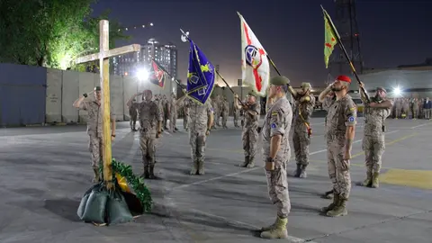 Parada militar del GREG 54 en Irak / Ejercito de Tierra