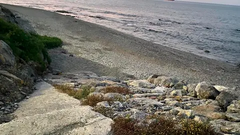 Acceso a la Playa de Punta Blanca