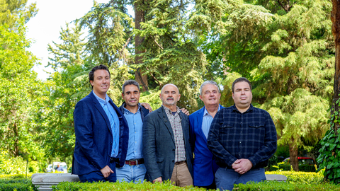 El equipo de Granada que ha realizado este trabajo. De izquierda a derecha, Antonio Mag&aacute; (UGR), Ricardo Mu&ntilde;oz (SAS), Francisco Mesa (UGR), Manuel Bravo. (UGR) y Alejandro Rodr&iacute;guez (UGR) / UGR