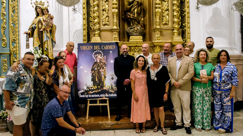 Presentaci&oacute;n del cartel de la Virgen del Carmen 2023