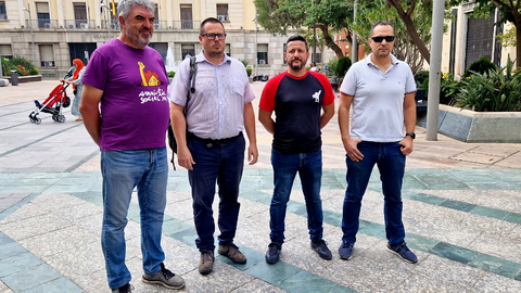 Miembros de CGT en nuestra ciudad/ Archivo
