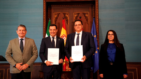 Encuentro entre el presidente de la Junta y el presidente del Consejo Regional de T&aacute;nger-Tetu&aacute;n-Alhucemas / Junta de Andaluc&iacute;a