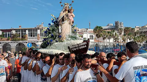 Virgen del Carmen de la Almadraba / Enrique Rom&aacute;n