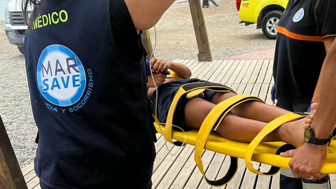 Un menor resulta herido en la Almadraba