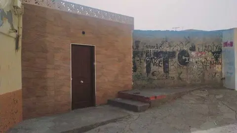 Vivienda en la que ayer se produjo el derrumbe/ Juanjo Coronado