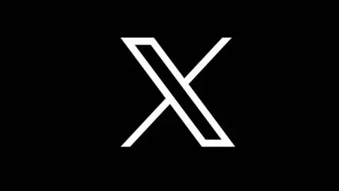 El nuevo logo de la red social: X