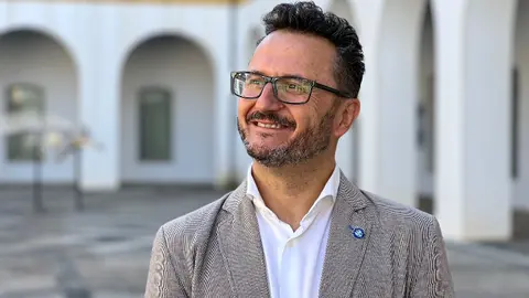 Salvador Del Barrio, durante la entrevista con Ceuta Televisi&oacute;n/ Dani Hern&aacute;ndez