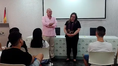 Acto de bienvenida del Campo de Trabajo 'Conoce Ceuta 2023' / C&eacute;sar Mart&iacute;n
