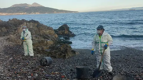 Limpieza de la Playa de La Bolera