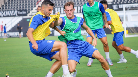 Entrenamiento de la AD Ceuta FC