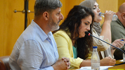 Los diputado de Ceuta Ya durante una sesi&oacute;n plenaria / Alejandro Castillo