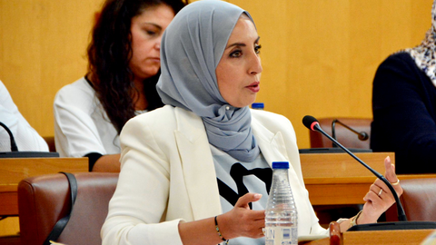 Fatima Hamed, l&iacute;der del MDYC / Archivo
