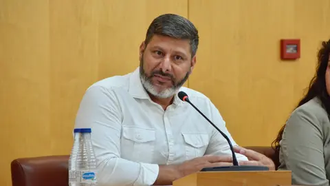 Mustafa durante una de sus intervenciones / Archivo