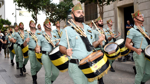 La Legi&oacute;n, la gran protagonista en el centro de Ceuta 