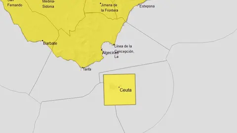 Alerta Amarilla por tormentas / AEMET