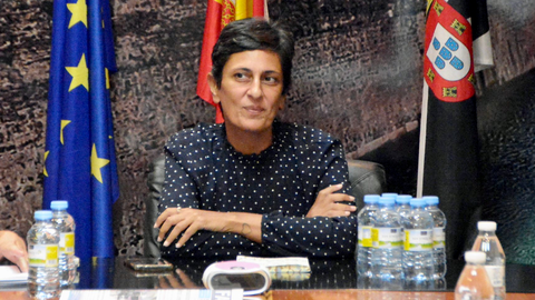 La consejera de Hacienda durante el encuentro de este viernes / Alejandro Castillo