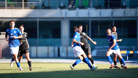 Punto de oro del filial de la AD Ceuta FC en Chap&iacute;n 