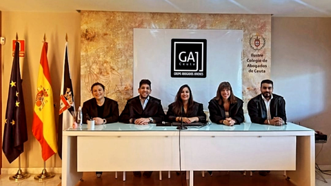 Nueva junta directiva de la Agrupaci&oacute;n de Abogac&iacute;a Joven de Ceuta