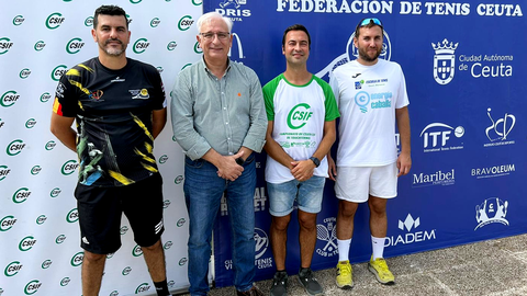 La uni&oacute;n de la Federaci&oacute;n de Tenis y CSIF, _un &eacute;xito rotundo_ (2)