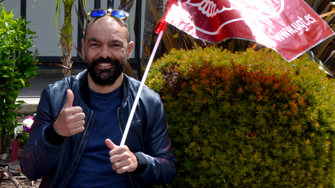 Jos&eacute; Miguel Ant&uacute;nez durante un acto de UGT / UGT