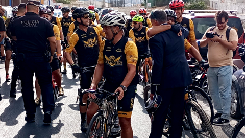 El club ciclista 'Titanes Bike' despide al 'tit&aacute;n' Ant&uacute;nez