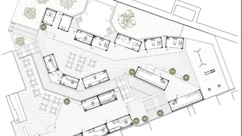 Plano del mercado provisonal del Mixto / TRAGSA