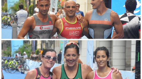 Vilal Ahmed y Ainhoa Pinedo se llevan el Trital&oacute;n Ciudad de Ceuta