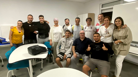 Alumnos participantes en el Hackathon RetODS II / CIFP 1