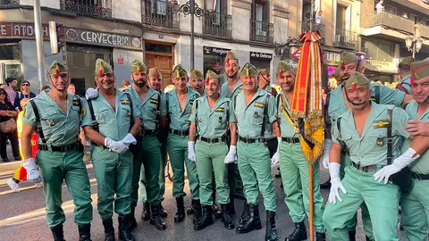 Tercio "Duque de Alba" 2&ordm; de la Legi&oacute;n en el desfile de Madrid