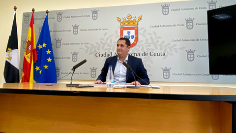 Alejandro Ram&iacute;rez, portavoz del Gobierno, en la rueda de prensa de este martes / Pablo Mat&eacute;s