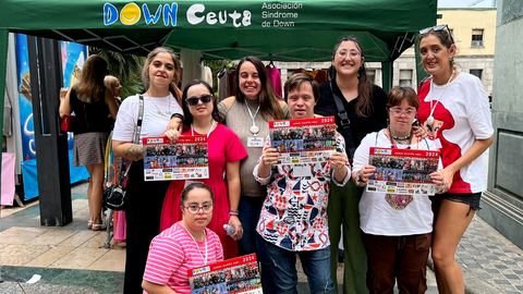 Una de las actividades de 'Down Ceuta' durante el pasado 2023 / Archivo