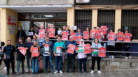 Concentraci&oacute;n de CCOO por Palestina