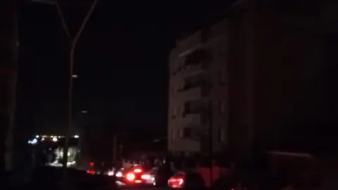 La Avenida de Lisboa, durante el apag&oacute;n/ Juanjo Coronado