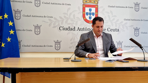 Alejandro Ram&iacute;rez, portavoz del Gobierno, durante su comparecencia de este martes / Laura Ortiz