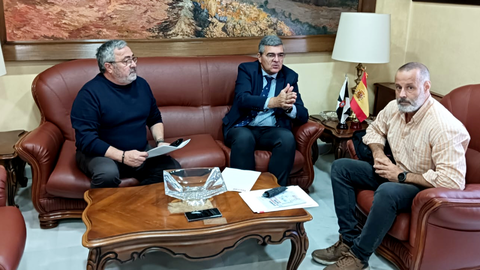 Reuni&oacute;n de CCOO con el delegado del Gobierno 