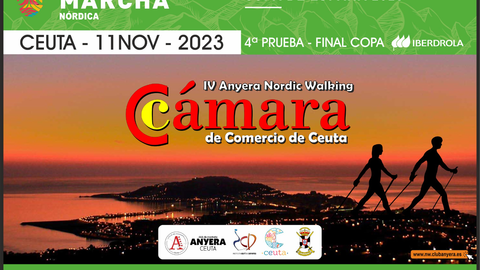 Todor preparado para la 'IV Anyera Nordic Walking C&aacute;mara de Comercio'