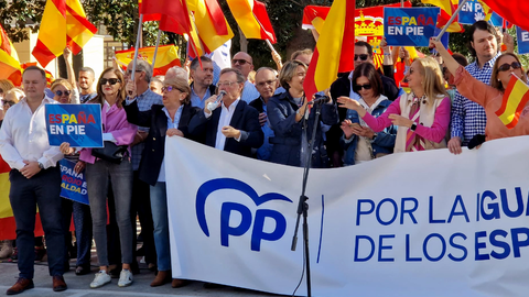 Manifestaci&oacute;n del Partido Popular en contra de la Amnist&iacute;a y por la igualdad de los espa&ntilde;oles / Archivo
