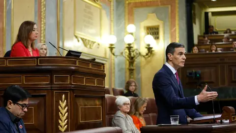 Pedro S&aacute;nchez, durante el debate de investidura