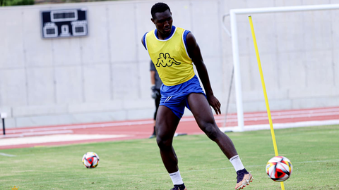 Uche, jugador de la AD Ceuta FC