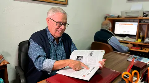 Coronel Palop, presidente de la Hermandad de Veteranos / Daniel Hern&aacute;ndez