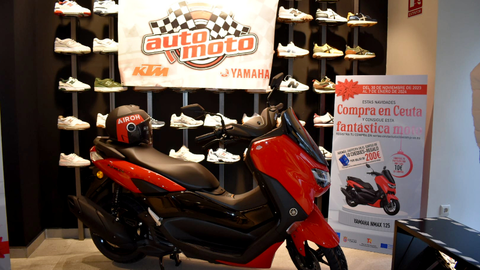 La moto que se sortear&aacute; a partir del 7 de enero / Rafa B&aacute;ez