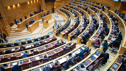 Sesi&oacute;n en el Senado / Archivo