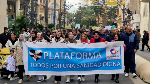 Manifestaci&oacute;n por la Sanidad P&uacute;blica en Ceuta / Archivo