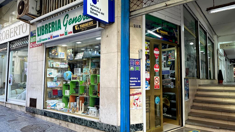 Librer&iacute;a General, donde el pasado a&ntilde;o se vend&iacute;a un Quinto Premio de la Loter&iacute;a de Navidad