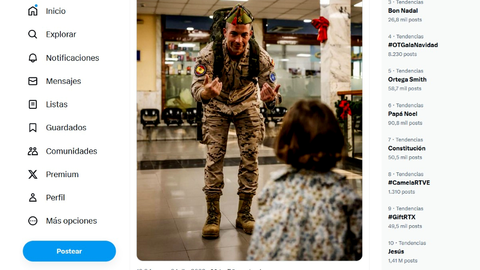 Felicitaci&oacute;n Navide&ntilde;a del Ministerio de Defensa en Twitter