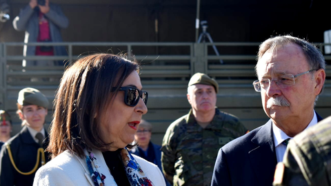 Margarita Robles, durante una visita a Ceuta/ Archivo