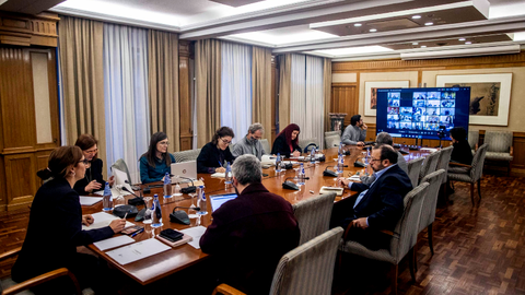 M&oacute;nica Garc&iacute;a durante la reuni&oacute;n del Consejo Interterritorial del Sistema Nacional de Salud _ Ministerio de Sanidad / Archivo