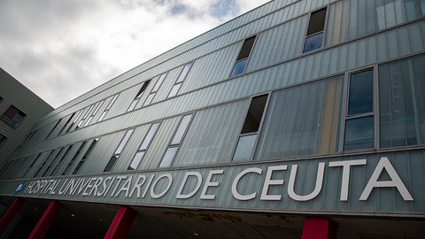 Fachada del Hospital Universitario de Ceuta / Archivo